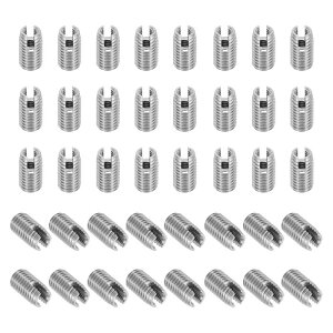 PATIKIL �Z���t�^�b�s���O�X���b�h�C���T�[�g 40�� M6 x M10 x 18mm 303�X�e�����X�X�`�[���X���b�h�A�_�v�^�[���f���[�T�[�X���b�g�h�X�N�����[�C���C���T�[�g�i�b�g�X���[�u