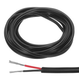 レッド黒ワイヤー2ピン延長ケーブルコード 電線 20 AW G パラレルワイヤー 酸素フリー銅 10フィート長 LEDストリップライト用