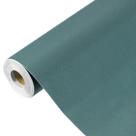 590" x 15.7" ダーク緑の壁紙 ピールアンドスティック壁紙 ダーク緑のコンタ クトペーパー ソリッドカラービニール自己粘着壁紙 壁カバー用装飾用