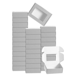 32̐ΌpbP[W{bNX 2.4x3.3x1.2" NtgΌ{bNX EBhEt ~jΌv[g g[g Mtg{bNX x[J[ LfB pbP[WO ifBXvCi