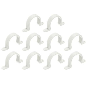 10��PVC�p�C�v�X�g���b�v 50mm�̃v���X�`�b�N�R���W�b�g�X�g���b�v �Ǘp��2�̌��t��PVC�p�C�v�N���b�v PVC�p�C�v �R���W�b�g �P�[�u�� ���C���[ �R�[�h ���C�g�O���[