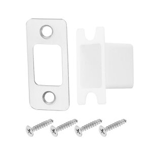 4�Z�b�g �h�A�X�g���C�N�v���[�g 57mm x 25.5mm�X�e�����X�X�`�[�����b�`�f�b�h�{���g�������b�N�X�g���C�N�v���[�g �h�A�t���[���h�A�W�����u�⋭�p ���E���h�R�[�i�[ �V���o�[