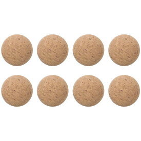8個 ワインカラフコルクボール 45mm/1.8" 木製コルクストッパー 木製ボールストッパーコルクキャップ ワインデキャンターグラスボトル交換用