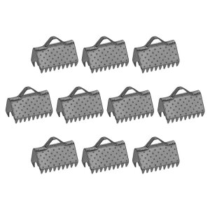 280�̃��{���N�����v�N�����v�G���h 10mm�̃u�b�N�}�[�N�s���`�N�����v�G���h �R�[�h�G���h�t�@�X�i�[�N�����v�G���h DIY�u���X���b�g�l�b�N���X��΍��p ���^���b�N��