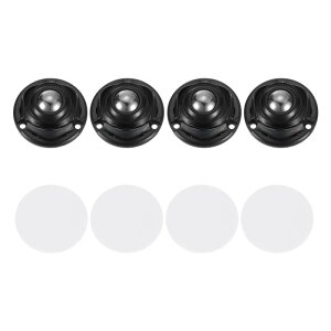 4�Z�b�g�̃~�j���ȔS���L���X�^�[�z�C�[�� 1.77" x 0.87" 360°��]�X�C�x���z�C�[�� ���^�Ɠd ���[�{�b�N�X �S�~���p - �X�`�[���r�[�Y�i���j