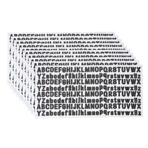 2080�s�[�X�̃r�j�[�����^�[�X�e�b�J�[ 10�V�[�g1/2"�̍��F���ȔS�������A���t�@�x�b�g�X�e�b�J�[ DIY�N���t�g�A�[�g�쐬 �M�t�g�J�[�h �m�[�g�u�b�N�f�J�[���p