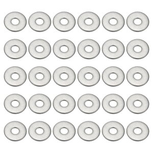 PATIKIL 304�X�e�����X�X�`�[���t���b�g���b�V���[ 50����1/8 ID x 2/5 OD x 0.04 �����̃��^���t�F���_�[���b�V���[ �l�W�{���g�p���^���b�V���[�A�\�[�g�����g