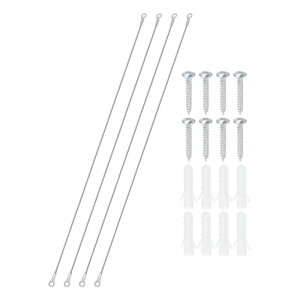 PATIKIL ACbgtXeX[hP[u 0.08" x 39" 2mm x 100cm 4pbN bNZLeBC[[v }EgplWt Xe[WCg݂艺p