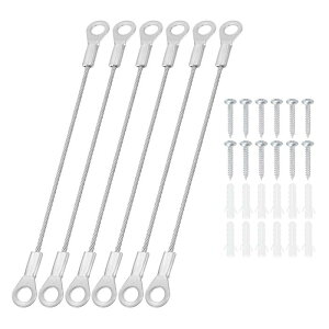 PATIKIL ACbgtXeX[hP[u 0.06" x 4" 1.5mm x 10cm 6Zbg bNZLeBC[[v }EgplWt Xe[WCg݂艺p