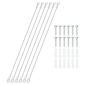 PATIKIL ACbgtXeX[hP[u 0.06" x 12" 1.5mm x 30cm 6 bNZLeBC[[v }EgplWt Xe[WCg݂艺p