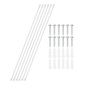 PATIKIL ACbgtXeX[hP[u 0.06" x 39" 1.5mm x 100cm 6Zbg bNZLeBC[[v }EgplWt Xe[WCg݂艺p