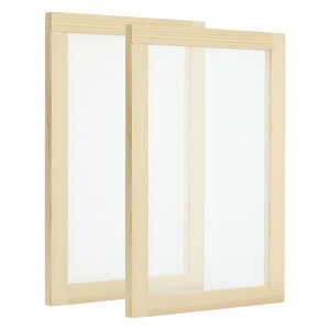 PATIKIL 30 x 20 cm �ؐ��̎��������X�N���[�� 2�� �����p���^�t���[�� �����p���^�f�b�P�� DIY �y�[�p�[�N���t�g �h���C�t�����[ �n���h�N���t�g�p �i�`�������J���[