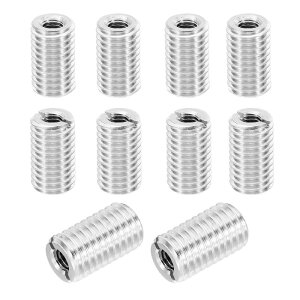 PATIKIL �X���b�h�A�_�v�^�[�X���[�u�k���i�b�g 10��M12x M6x20mm�I�X-���X�C���C���T�[�g�i�b�g�X�N�����[���f���[�T�[�ϊ��X�e�����X�X�`�[���t�@�X�i�[ �V���o�[�g�[��