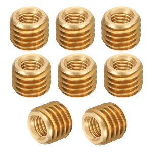 PATIKIL �^�J�˂����ݏC���C���T�[�g�i�b�g 8�� M10xM6x8 mm �I�X-���X �˂��X���[�u�C���T�[�g �k���i�b�g�A�_�v�^ �k���˂��X���[�u