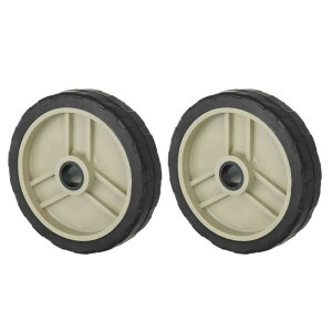 PATIKIL 5" エアコンプレッサーホイール ユニバーサルエアコンプレッサーホイール交換部品 0.6" 直径穴付きエアコンプレッサーホイール ベージュ