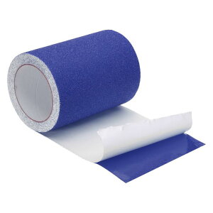 PATIKIL 6" x 16フィート 滑り止めトラクションテープ 滑り止めグリッ プテープ 滑り止めトレッド安全テープ 階段ステップ スクーターデッキ用 ブルー