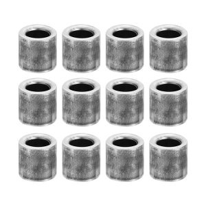 PATIKIL M7 スチールスペーサー 12個のメタルスペーサー スチール 7mm ID x 12mm OD x 10mm L カーボンスチールスペーサースクリュースタンドオフラウンド 2/7in または M7 スクリューボルト用