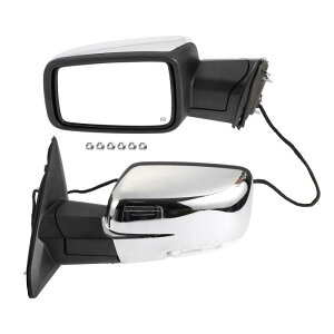 Motoforti �g�E�~���[ �g���[���[�g�[�C���O�T�C�h�~���[ �_�b�W�ɑΉ� �����ɑΉ� 1500 2009-2018�p ABS�v���X�`�b�N ���x�Z���T�[�t�� No.68147863AQ �V���o�[�g�[�� 1�y�A