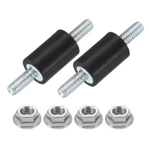 2�Z�b�g M4 x 10mm �S�� �}�E���g 15 x 10mm �~���^ �h�U �A�C�\���[�^�[ �X�^�b�h �V���b�N �A�u�\�[�o�[ �_�u�� �X�^�b�h �i�b�g �t�� �ԗp �{�r�� �W�F�l���[�^�[ ��C���k�@