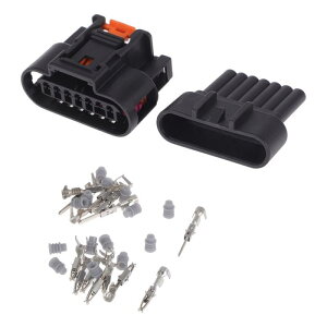 Hihaha 7 Pins Electrical TERMIN-AL Connector Plug for VauxhallɑΉ for OpelɑΉ Corsa / Inner Male and Female Wire Connectors / WatER-Proof 1.5mm Series / 1 Set .