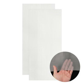 2個 80メッシュ ハードウェアクロ ス 39.4x11.8" ワイヤーメッシュ 304ステンレス鋼 錆びにくい 細いワイヤーメッシュ スクリーン DIYプロジェクト ベント ケージ ガーデン 窓スクリーン フィルターメッシュ