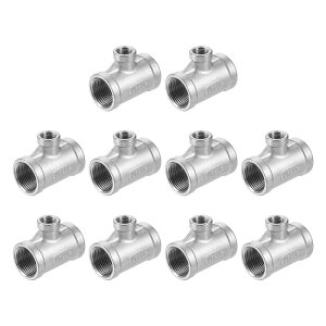 10�� 3/4 BS PT x 1/4 BS PT x 3/4 BS PT �t�B�[���[�� 304�X�e�����X�����p�C�v�p�� T���`�R�l�N�^�J�v���[