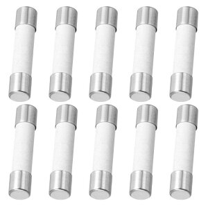10��6x30mm�Z���~�b�N�q���[�Y250V�X���[�u���[�Z���~�b�N�q���[�Y�~�j�`���A�q���[�YLCD�e���r�p�iT2A�j