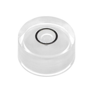 ラウンドバブルレベル 18x9mm ミニ円形ブルズアイ水準器 カメラ三脚 望遠鏡 ワークショップ ターンテーブル 写真フレームの水平出し用 ホワイト