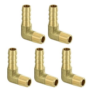 �^�J�z�[�X�o�[�u�G���{�[�t�B�b�e�B���O5�� 5/16" Barbx1/8" N PT���X 90�x�^�J�o�[�u�p�C�v�t�B�b�e�B���O ���R����C�p