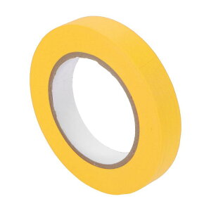Partuto 1 Pc 0.8 In-cH-ES x 54.7 YA-rd-s Universal Painters Tape - DIY Car Auto Paint for Masking Tape No Residue - Crepe Paper Yellow