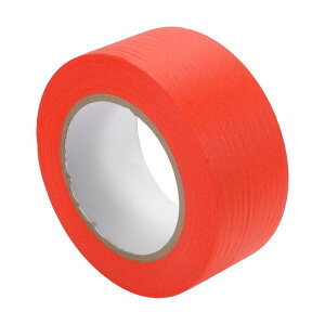 Partuto 1 Pc 2 In-cH-ES x 54.7 YA-rd-s Universal Painters Tape - DIY Car Auto Paint for Masking Tape No Residue - Crepe Paper Red
