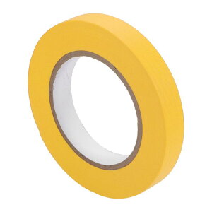 Partuto 1 Pc 0.7 In-cH-ES x 60.1 YA-rd-s Universal Painters Tape - DIY Car Auto Paint for Masking Tape No Residue - Crepe Paper Yellow