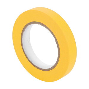 Partuto 1 Pc 0.7 In-cH-ES x 54.7 YA-rd-s Universal Painters Tape - DIY Car Auto Paint for Masking Tape No Residue - Crepe Paper Yellow
