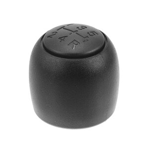 Partuto 5速マニュアルギアシフトノブ - 車のシフトレバーノブ - Fiatに対応パンダ2003-2012 プラスチックブラック - 1個