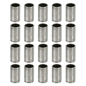 PATIKIL M5スチールスペーサー 40個 メタルスペーサー スチール製 5mm ID x 6mm OD x 10mm L 炭素鋼製スペーサースクリュースタンドオフ 1/5インチまたはM5スクリューボルト用