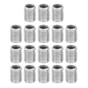 PATIKIL M8xM6x10mm������ �˂����ݕ�C�C���T�[�g�i�b�g 18�� ���X����I�X�� �ׂ��X���b�h�X���[�u�C���T�[�g�k���i�b�g�A�_�v�^�[���f���[�T�[�X�N�����[�X���[�u �z���C�g����