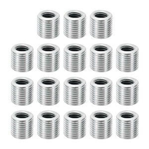 PATIKIL M10xM6x10mm������ �˂����ݕ�C�C���T�[�g�i�b�g 18�� ���X����I�X�� �ׂ��X���b�h�X���[�u�C���T�[�g�k���i�b�g�A�_�v�^�[���f���[�T�[�X�N�����[�X���[�u �z���C�g����