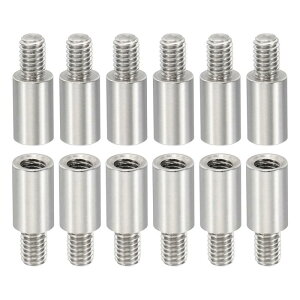 PATIKIL 12 M4X^hIt M4 10+6mmXy[T[X^hIt A~ lWtX^hItLbg 4mm ID 6mm ODgbNXEIXXbhA_v^[ H PCB RCh[ }U[{[hp