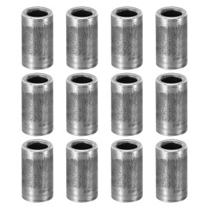 PATIKIL M6スチールスペーサー 24個 メタルスペーサー スチール6mm ID x 10mm OD x 19mm L 炭素鋼スペーサースクリュースタンドオフラウンド 1/4inまたはM6スクリューボルト用