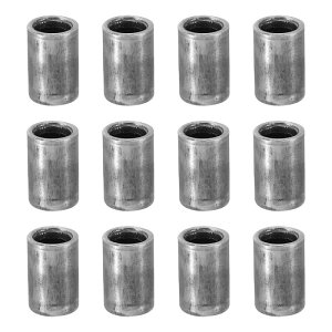 PATIKIL M4�X�`�[���X�y�[�T�[ 12�� ���^���X�y�[�T�[ �X�`�[��4mm ID x 6mm OD x 8mm L �Y�f�|�X�y�[�T�[�X�N�����[�X�^���h�I�t���E���h 1/6in�܂���M4�X�N�����[�{���g�p