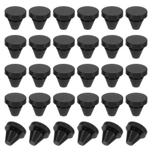 PATIKIL 6mm���a �V���R�������E���h�X�i�b�v 30�Z�b�g �^�C�v���b�N�Ƌ�p�z�[���v���O�{�^���ی�J�o�[�L���b�v�w�b�h 2.5-6mm�z�[���ɓK�� ��