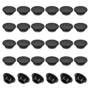 PATIKIL 10mm���a �V���R�[�������E���h�X�i�b�v 30���� �^�C�v���b�L���O�Ƌ�p�z�[���v���O�{�^���ی�J�o�[�L���b�v�w�b�h 2.5-10mm�z�[���ɓK�� ��