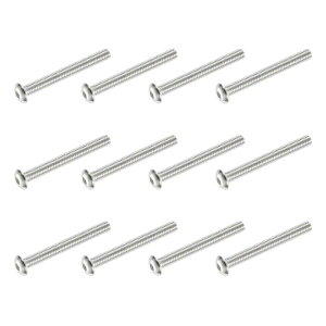 PATIKIL �{�^���w�b�h �\�P�b�g�L���b�v�l�W 12�� #8-32 UNF x 38.10 mm 304�X�e�����X�| �Z�p�h���C�u �S�˂� �@�B�{���g �Ƌ�p �E�H�[�^�[�|���v �Ɩ����p �V���o�[