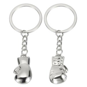 PATIKIL �{�N�V���O�O���[�u�L�[�`�F�[�� 2�Z�b�g���� �{�N�V���O�L�[�`�F�[�� �{�N�V���O�y���_���g �V���o�[�g�[��