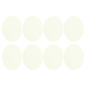 PATIKIL アイロンで貼るパッチ 8個入り ベルベット製エルボーニーパッチ修理キット 衣類 セーター パンツ シャツ ジャケット 修理と装飾用 クリーム色