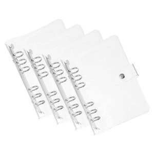 PATIKIL A6 NAoC_[Jo[ 4Zbg _PVC tB\ȃm[gubNVF Xibv{^ŕ DIYcm[gubNtH_[ NA