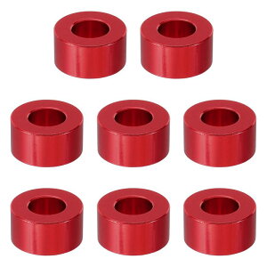 PATIKIL M8A~jEXy[T[ 8 Xy[T[A~jE8.2mm ID x 16mm OD x 8mm LA~jEXy[T[XN[X^hItEh 1/3C`܂M8XN[{gp ԐF