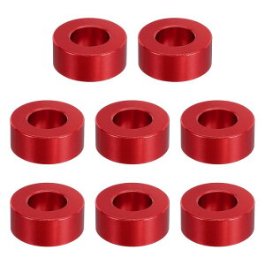PATIKIL M10�A���~�j�E���X�y�[�T�[ 8�� ���^���X�y�[�T�[�A���~�j�E��10.5mm ID x 20mm OD x 8mm L�A���~�j�E���X�y�[�T�[�X�N�����[�X�^���h�I�t���E���h 2/5�C���`�܂���M10�X�N�����[�{���g�p �ԐF