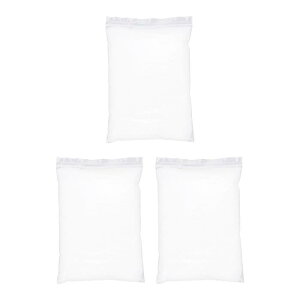 クリスマスフェイクスノー トゥインクル 16オンス 室内用 白い冬のディスプレイパウダーフィラースノー ファイバー装飾用 冬のオーナメントスノー 3個セット