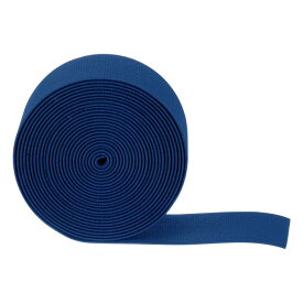 縫製ゴムバンド 幅広フラットニット 伸縮性ゴムコード DIYプロジェクト アート＆クラフト用 幅50 mm 5 M ダークブルー 5個